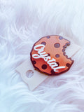 Chocolate Chip Cookie Name Topper