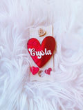 Big Red Valentines Day Heart Topper
